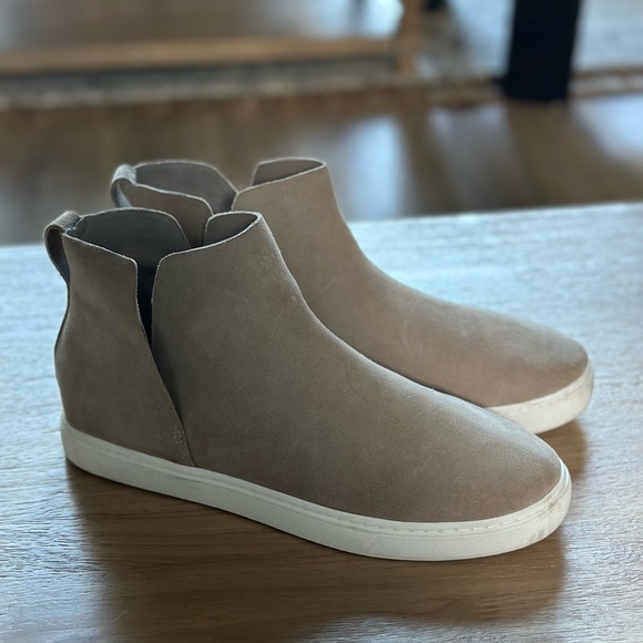 Birdies The Falcon Suede Sneaker Boot Size 12 Oat - Picture 2 of 6